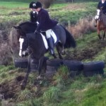 Dougal hunting & leading a child Dougal hunting & leading a child
