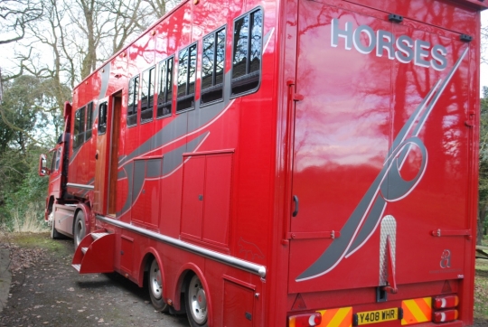 side of lorry