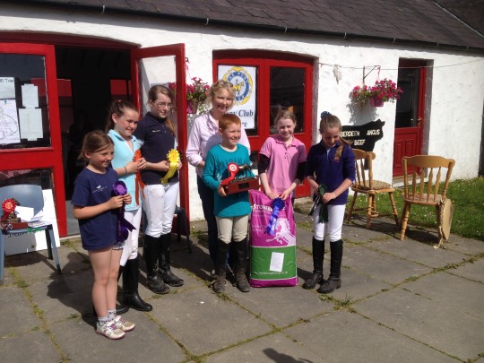 Erin Mathieson at prizegiving