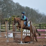 Ciara Lane competing at arena eventing