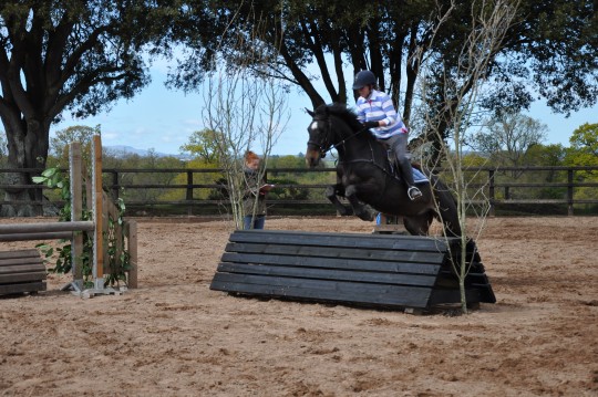 Faith Jumping at Arena Eventing