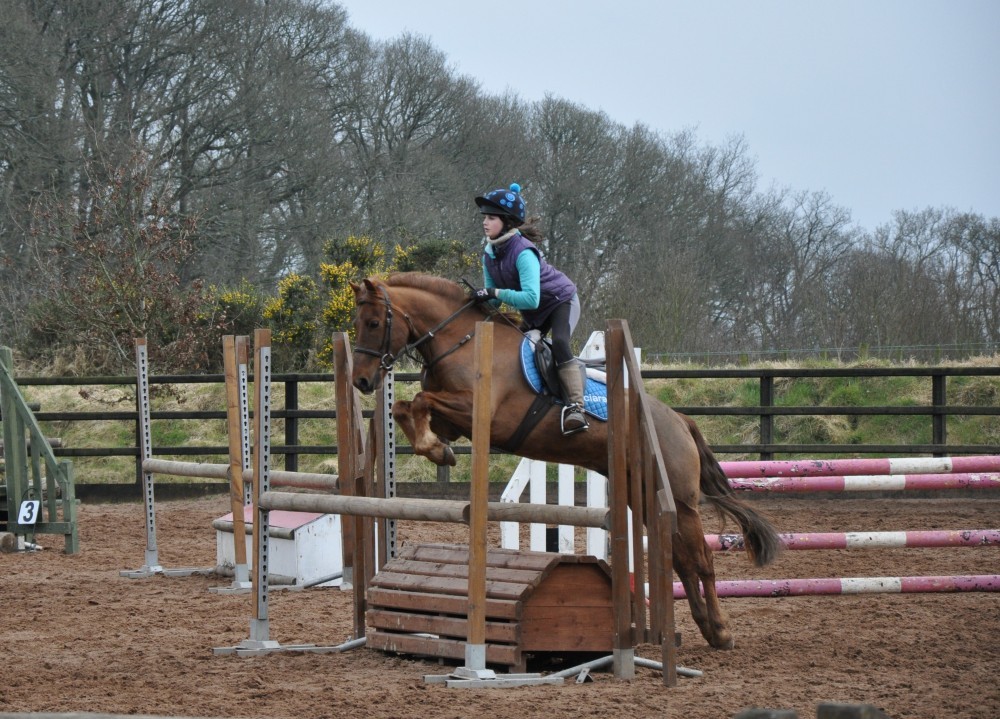 Ciara Lane competing at arena eventing